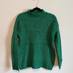 Loft Women’s Green Turtleneck Sweater